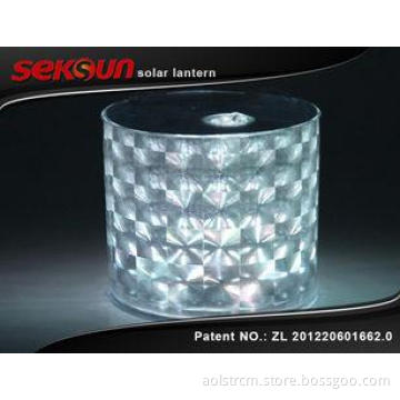 Decorative white collapsible LED Inflatable Solar Lantern L